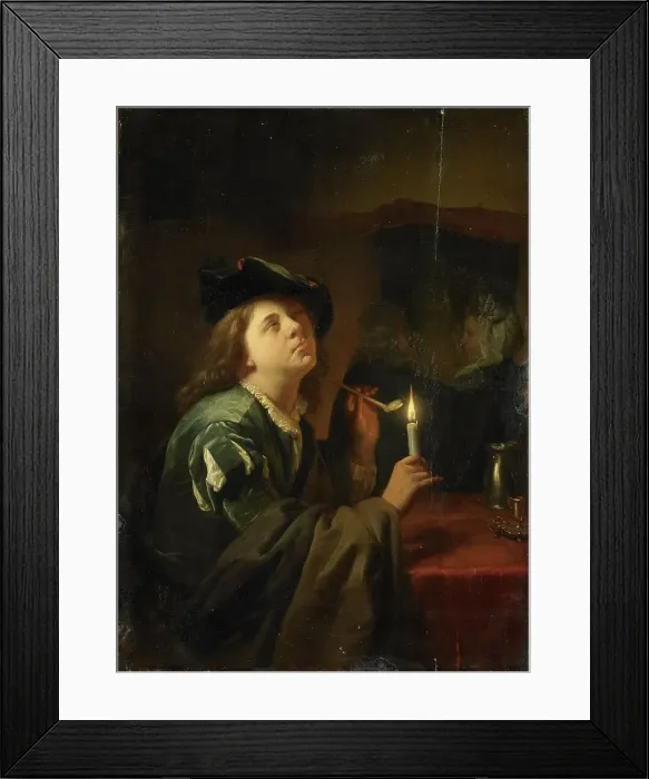 Framed Print : Differing tastes, 1685-1690. Creator: Godfried Schalcken Framed Print : Differing tastes, 1685-1690. Creator: Godfried Schalcken