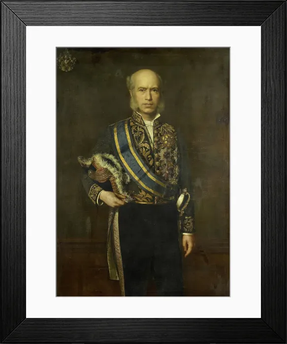 Framed Print : Johan Wilhelm van Lansberge (1830-1906). Gouverneur-generaal (1875-1880), 1887. Creator: Andries van den Berg Framed Print : Johan Wilhelm van Lansberge (1830-1906). Gouverneur-generaal (1875-1880), 1887. Creator: Andries van den Berg