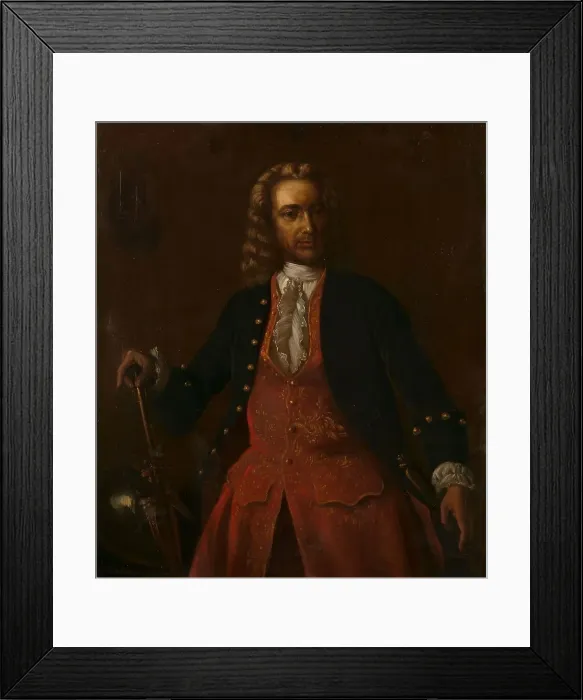 Framed Print : Jacob Mossel (1750-1761), c.1755. Creator: Anon Framed Print : Jacob Mossel (1750-1761), c.1755. Creator: Anon