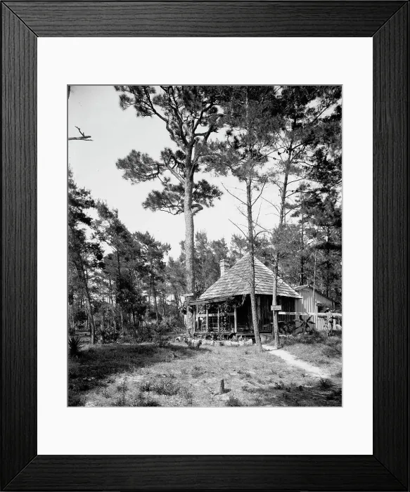 Framed Print : Chaco Chulee, a summer cottage, Ormond, Fla. between 1900 and 1906. Creator: William H. Jackson Framed Print : Chaco Chulee, a summer cottage, Ormond, Fla. between 1900 and 1906. Creator: William H. Jackson