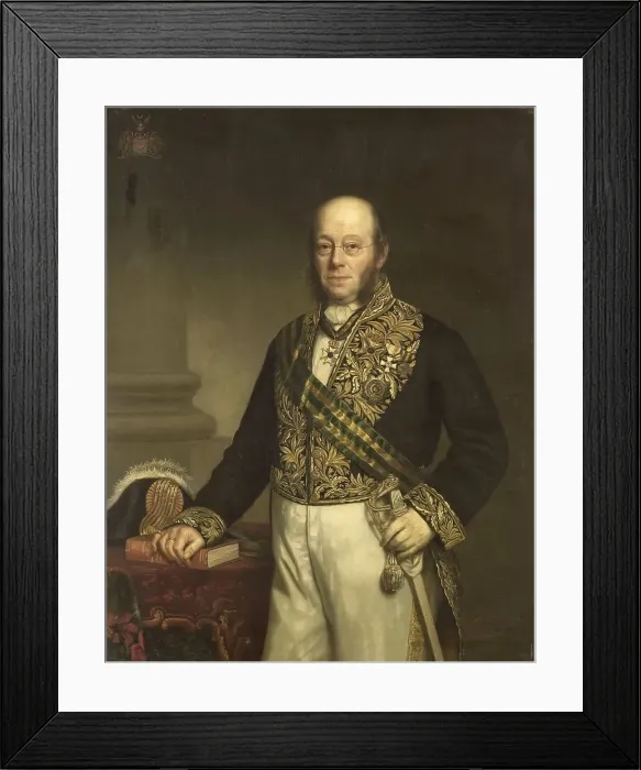 Framed Print : Ludolph Anne Jan Wilt Baron Sloet van de Beele (1806-90). Gouverneur-generaal (1861-66), 1867. Creator: Barend Leonardus Hendriks Framed Print : Ludolph Anne Jan Wilt Baron Sloet van de Beele (1806-90). Gouverneur-generaal (1861-66), 1867. Creator: Barend Leonardus Hendriks