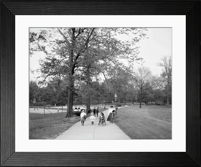 Framed Print : Central Park, Louisville, Ky. between 1900 and 1910. Creator: Unknown Framed Print : Central Park, Louisville, Ky. between 1900 and 1910. Creator: Unknown