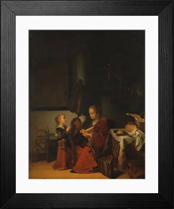 Framed Print : Breakfast, 1640-1654. Creator: Karel Slabbaert Framed Print : Breakfast, 1640-1654. Creator: Karel Slabbaert