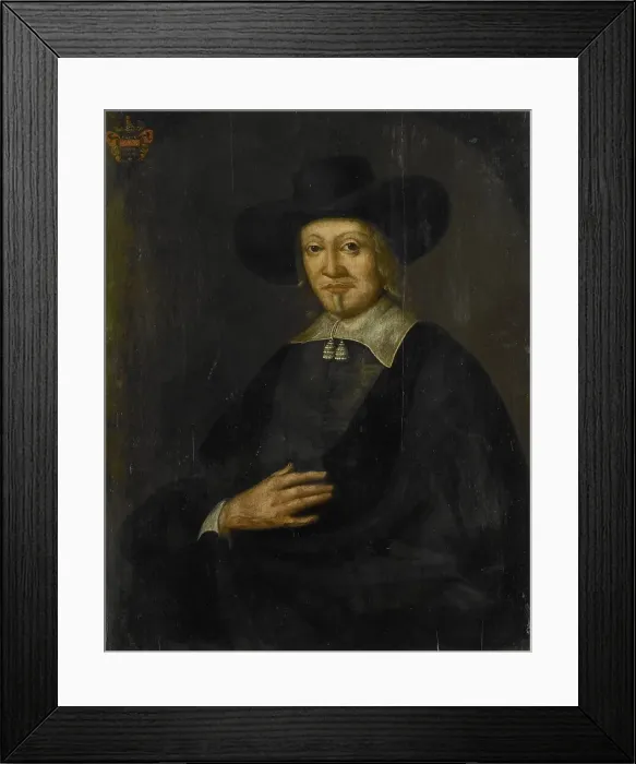 Framed Print : Portrait of Karel Reyniersz, Governor-General of the Dutch East Indies, 1650-1675. Creator: Unknown Framed Print : Portrait of Karel Reyniersz, Governor-General of the Dutch East Indies, 1650-1675. Creator: Unknown