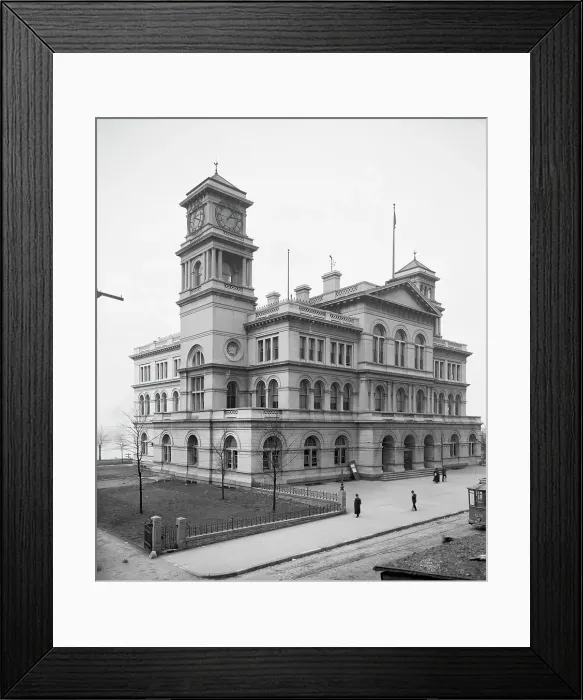 Framed Print : Custom House and Post Office, Memphis, Tenn. c1906. Creator: Unknown