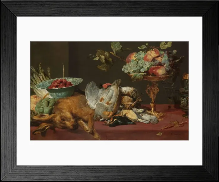 Framed Print : Still Life with Dead Game, Fruit and Vegetables, c.1616-c.1620. Creator: Frans Snyders Framed Print : Still Life with Dead Game, Fruit and Vegetables, c.1616-c.1620. Creator: Frans Snyders
