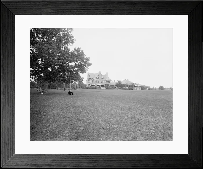 Framed Print : Owensia (i.e. Onwentsia) Golf Club, Lake Forest, Ill. c1901. Creator: William H. Jackson Framed Print : Owensia (i.e. Onwentsia) Golf Club, Lake Forest, Ill. c1901. Creator: William H. Jackson
