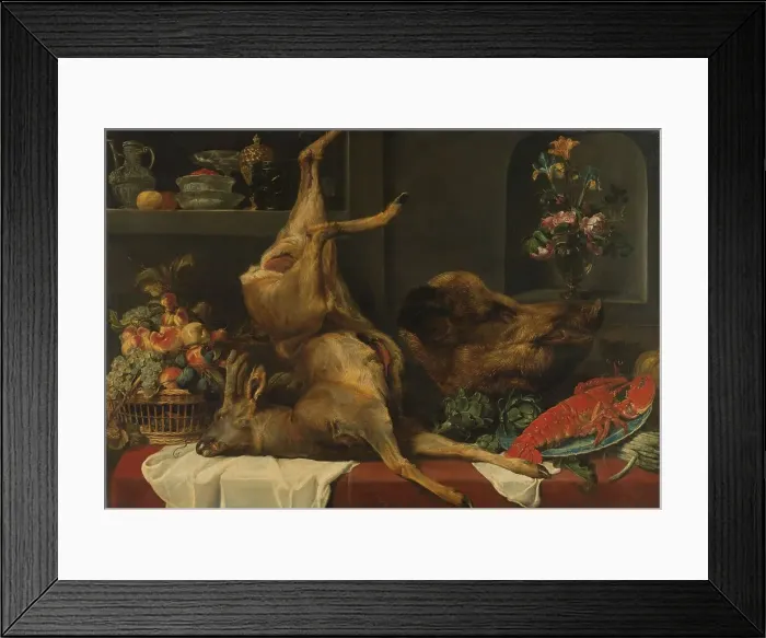 Framed Print : Larder Still life, c.1616-c.1625. Creator: Frans Snyders Framed Print : Larder Still life, c.1616-c.1625. Creator: Frans Snyders