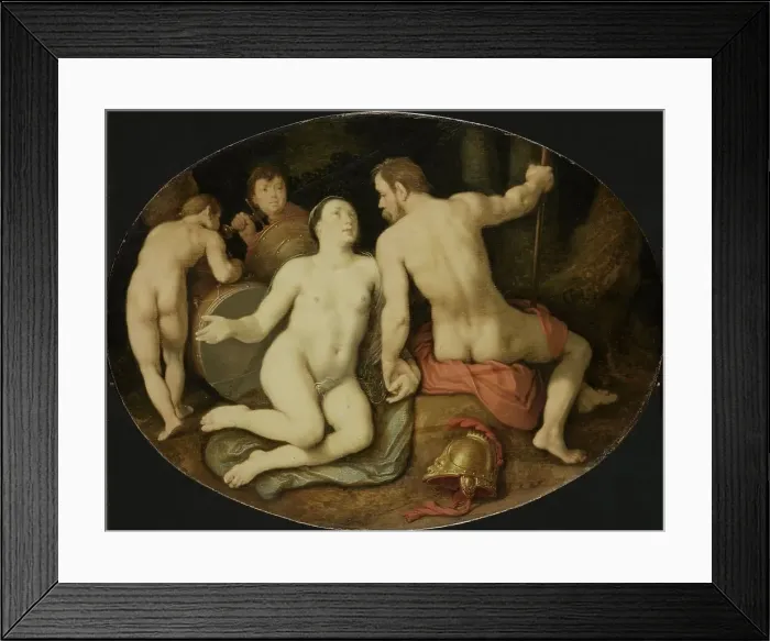 Framed Print : Venus and Mars, 1628. Creator: Cornelis Cornelisz van Haarlem Framed Print : Venus and Mars, 1628. Creator: Cornelis Cornelisz van Haarlem