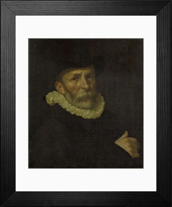 Framed Print : Dirck Barendsz (1534-92), Painter, 1590. Creator: Cornelius Ketel Framed Print : Dirck Barendsz (1534-92), Painter, 1590. Creator: Cornelius Ketel
