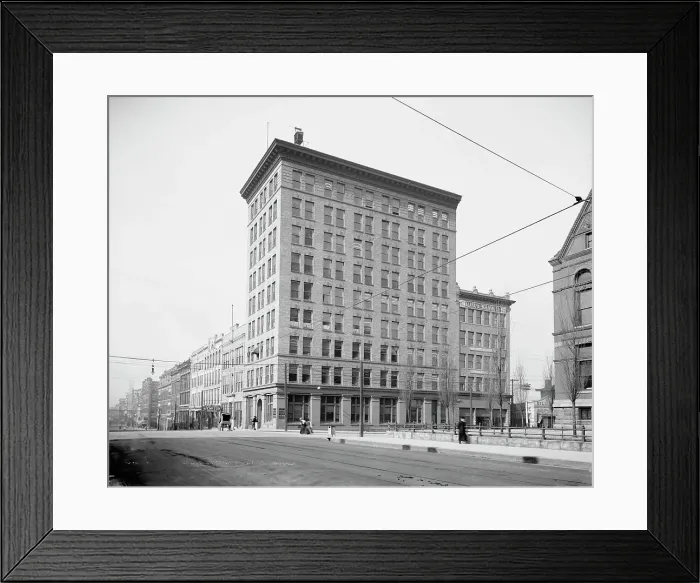 Framed Print : Title Guarantee Land and Trust Bldg. Birmingham, Ala. c1906. Creator: Unknown Framed Print : Title Guarantee Land and Trust Bldg. Birmingham, Ala. c1906. Creator: Unknown