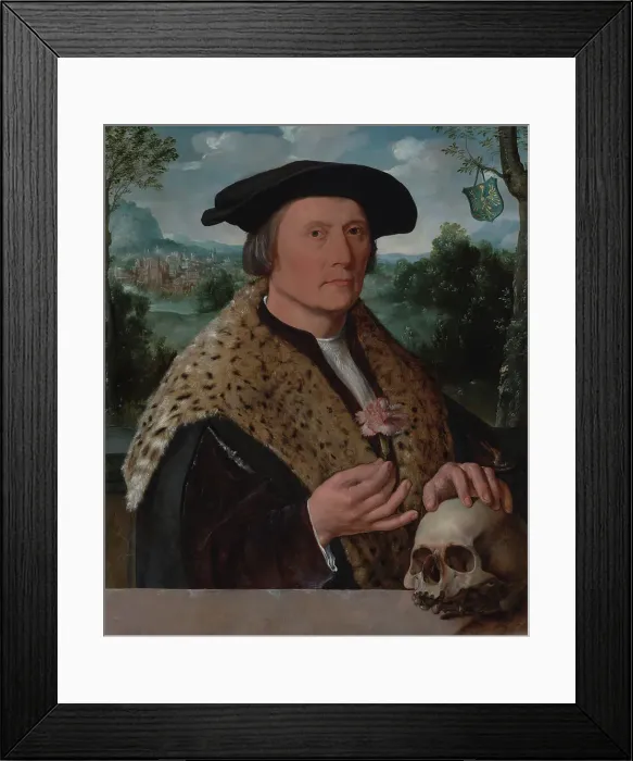 Framed Print : Pompeius Occo, c.1531. Creator: Dirck Jacobsz Framed Print : Pompeius Occo, c.1531. Creator: Dirck Jacobsz