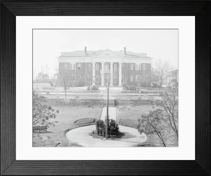 Framed Print : Carnegie Library, Tuskegee Institute, Ala. c1906. Creator: Unknown Framed Print : Carnegie Library, Tuskegee Institute, Ala. c1906. Creator: Unknown