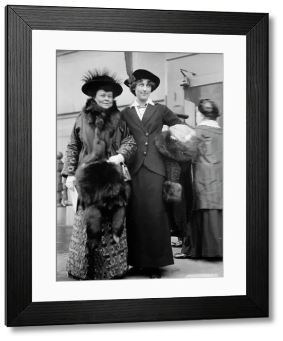 Framed Print : Milholland, Inez, Suffragette - Center, with Mrs. O.H.P. Belmont, 1913. Creator: Harris & Ewing. Milholland, Inez, Suffragette - Center, with Mrs. O.H.P. Belmont, 1913. Creator: Harris & Ewing Framed Print : Milholland, Inez, Suffragette - Center, with Mrs. O.H.P. Belmont, 1913. Creator: Harris & Ewing. Milholland, Inez, Suffragette - Center, with Mrs. O.H.P. Belmont, 1913. Creator: Harris & Ewing