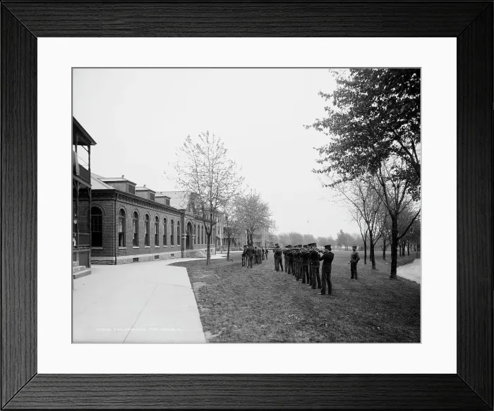 Framed Print : The Barracks, Fort Thomas, Ky. between 1900 and 1910. Creator: Unknown Framed Print : The Barracks, Fort Thomas, Ky. between 1900 and 1910. Creator: Unknown