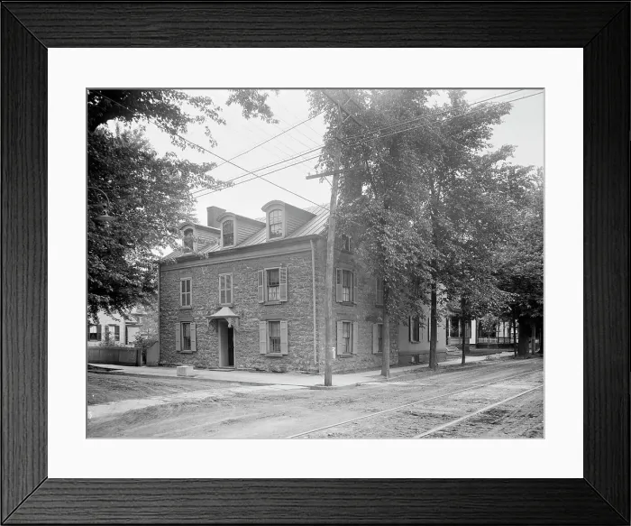 Framed Print : Elmendorf Tavern, Kingston, N.Y. between 1900 and 1906. Creator: Unknown Framed Print : Elmendorf Tavern, Kingston, N.Y. between 1900 and 1906. Creator: Unknown