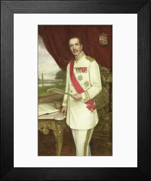Framed Print : Johan Paul Graaf van Limburg Stirum, Governor-General, 1920. Creator: M. Loebell Framed Print : Johan Paul Graaf van Limburg Stirum, Governor-General, 1920. Creator: M. Loebell