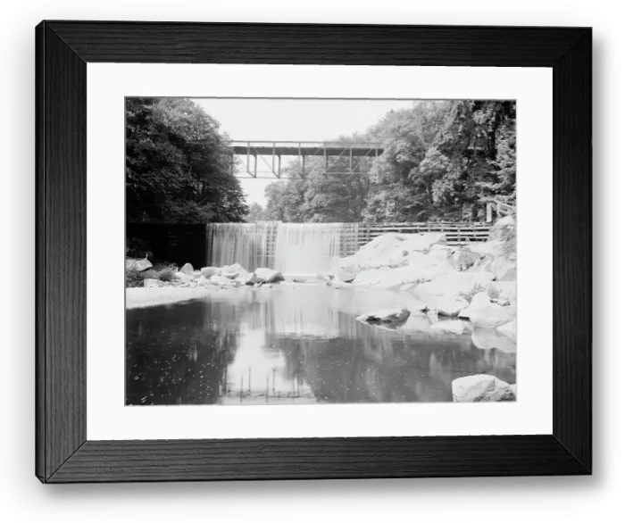 Framed Print : Westminster High Bridge, Bellows Falls, Vt. c1907. Creator: Unknown