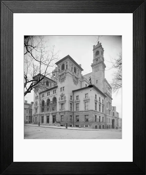 Framed Print : Hotel Jefferson, Richmond, Va. between 1900 and 1910. Creator: Unknown Framed Print : Hotel Jefferson, Richmond, Va. between 1900 and 1910. Creator: Unknown