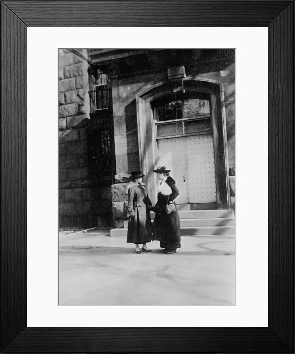 Framed Print : Woman Suffrage - 2 Suffragettes, 1917. Creator: Harris & Ewing. Woman Suffrage - 2 Suffragettes, 1917. Creator: Harris & Ewing Framed Print : Woman Suffrage - 2 Suffragettes, 1917. Creator: Harris & Ewing. Woman Suffrage - 2 Suffragettes, 1917. Creator: Harris & Ewing