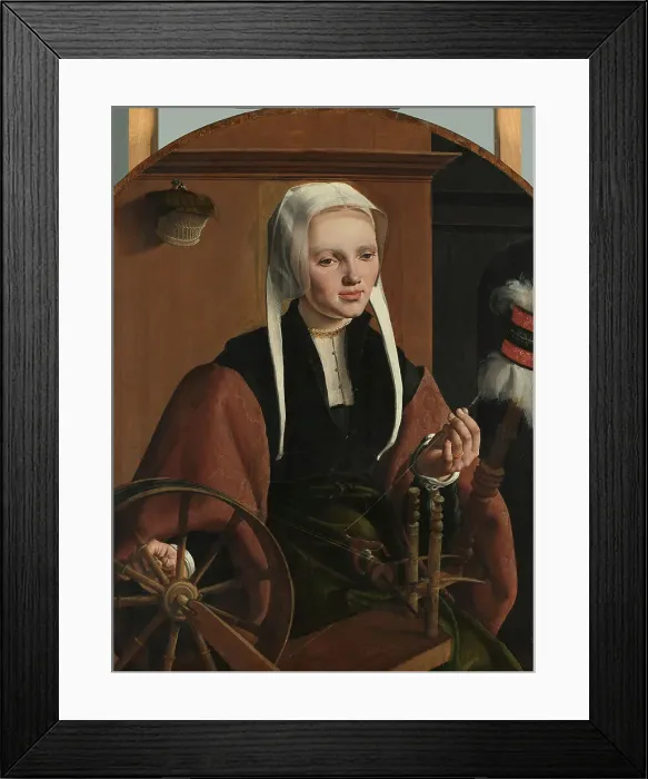 Framed Print : Portrait of a Woman, possibly Anne Codde, 1529. Creator: Maerten van Heemskerck Framed Print : Portrait of a Woman, possibly Anne Codde, 1529. Creator: Maerten van Heemskerck