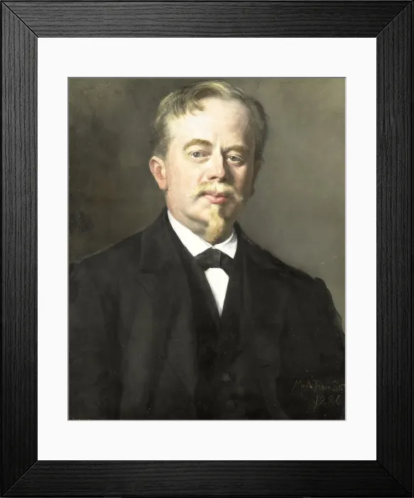 Framed Print : Portrait of Augustus Allebé (1838-1927), 1886. Creator: Princess Marie Alexandrine Framed Print : Portrait of Augustus Allebé (1838-1927), 1886. Creator: Princess Marie Alexandrine