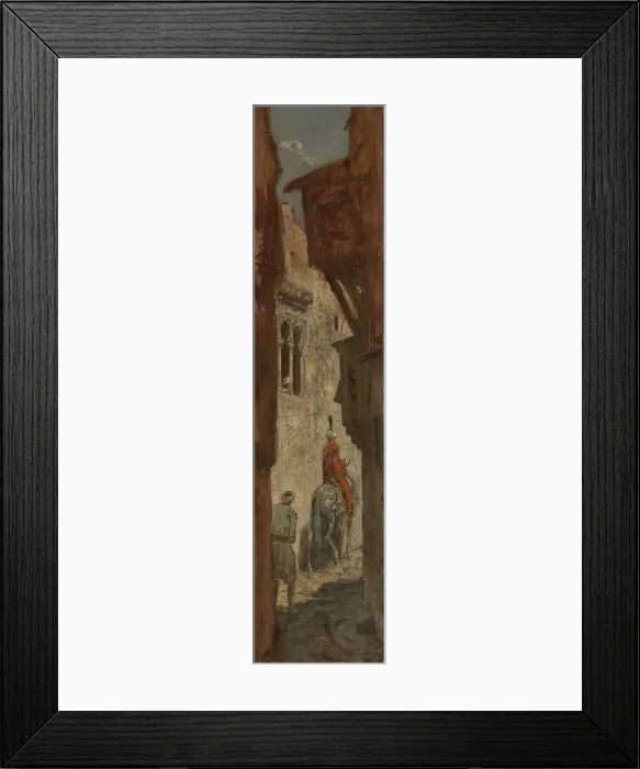Framed Print : Orental Street, 1911. Creator: Marius Bauer Framed Print : Orental Street, 1911. Creator: Marius Bauer