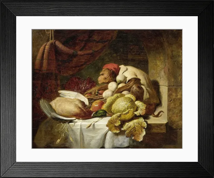Framed Print : Red cap, 1857. Creator: George Lance Framed Print : Red cap, 1857. Creator: George Lance
