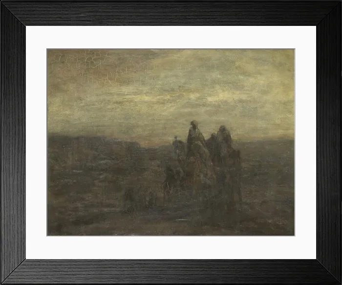 Framed Print : Caravan, 1877-1903. Creator: Marius Bauer Framed Print : Caravan, 1877-1903. Creator: Marius Bauer
