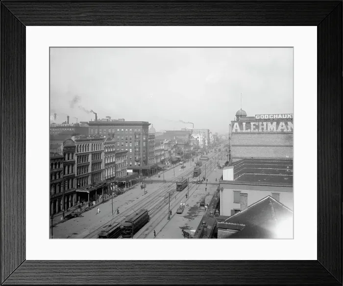 Framed Print : Canal Street, New Orleans, Louisiana, between 1900 and 1910. Creator: Unknown Framed Print : Canal Street, New Orleans, Louisiana, between 1900 and 1910. Creator: Unknown
