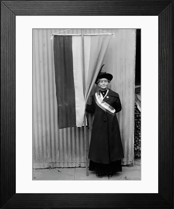 Framed Print : Woman Suffrage - Oldest Suffragette, 1917. Creator: Harris & Ewing. Woman Suffrage - Oldest Suffragette, 1917. Creator: Harris & Ewing Framed Print : Woman Suffrage - Oldest Suffragette, 1917. Creator: Harris & Ewing. Woman Suffrage - Oldest Suffragette, 1917. Creator: Harris & Ewing