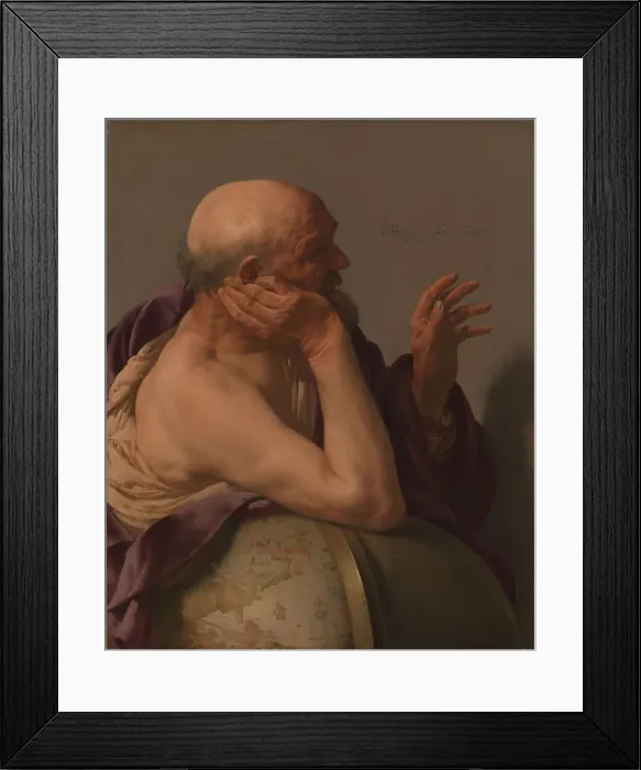Framed Print : Heraclitus, 1628. Creator: Hendrick ter Brugghen Framed Print : Heraclitus, 1628. Creator: Hendrick ter Brugghen