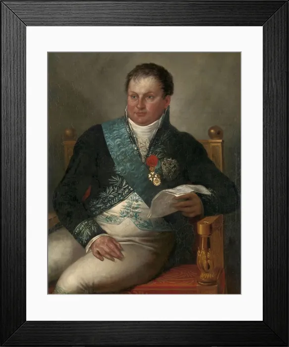 Framed Print : Portrait of Isaac Jan Alexander Gogel, c.1811-c.1813. Creator: Mathieu Van Brée Framed Print : Portrait of Isaac Jan Alexander Gogel, c.1811-c.1813. Creator: Mathieu Van Brée