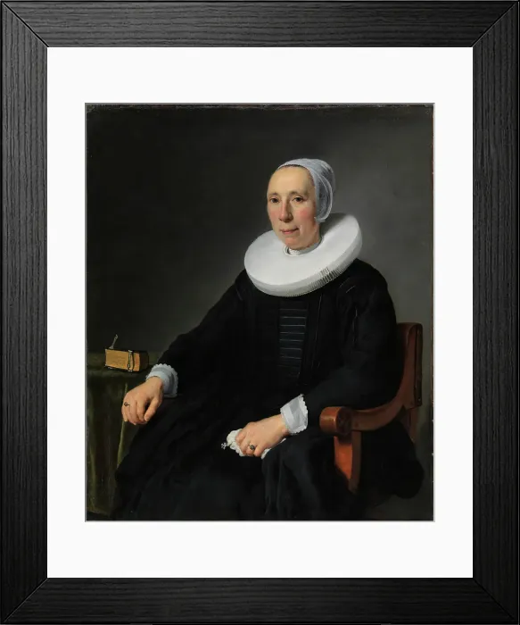 Framed Print : Portrait of a Lady, 1657. Creator: Jan Victors Framed Print : Portrait of a Lady, 1657. Creator: Jan Victors
