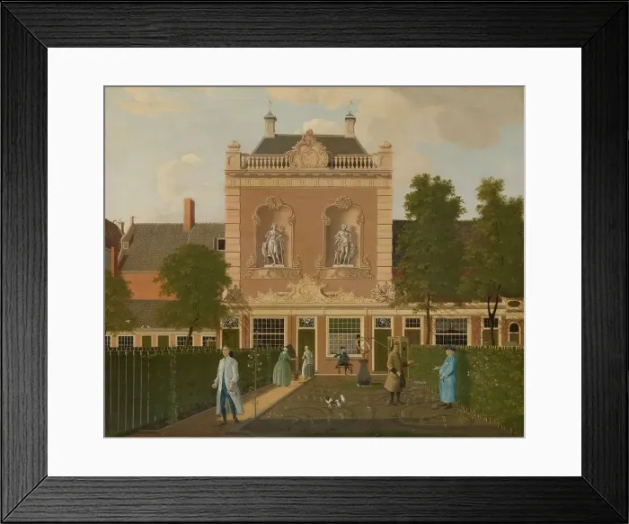 Framed Print : The Garden and Coach House of 524 Keizersgracht in Amsterdam, 1772. Creator: Hendrick Keun Framed Print : The Garden and Coach House of 524 Keizersgracht in Amsterdam, 1772. Creator: Hendrick Keun