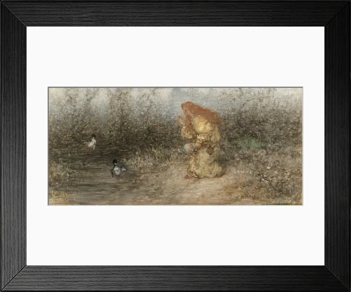 Framed Print : Fairytale, c.1877. Creator: Matthijs Maris Framed Print : Fairytale, c.1877. Creator: Matthijs Maris