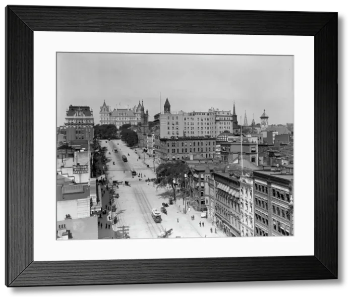 Framed Print : State Street, Albany, N.Y. c1907. Creator: Unknown Framed Print : State Street, Albany, N.Y. c1907. Creator: Unknown