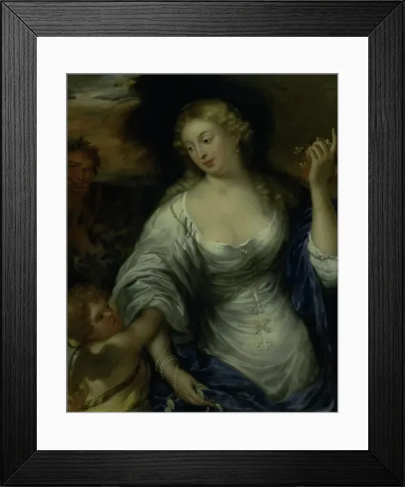 Framed Print : Cupid Tempting Virtue, 1658-1661. Creator: Jurgen Ovens Framed Print : Cupid Tempting Virtue, 1658-1661. Creator: Jurgen Ovens
