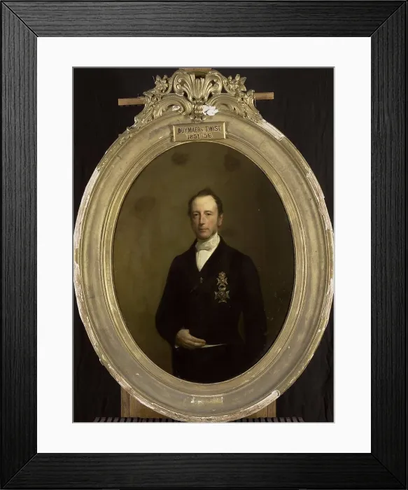 Framed Print : Albertus Jacob Duymaer van Twist (1809-87). Gouverneur-generaal (1851-55), 1861. Creator: Herman Antonie de Bloeme Framed Print : Albertus Jacob Duymaer van Twist (1809-87). Gouverneur-generaal (1851-55), 1861. Creator: Herman Antonie de Bloeme