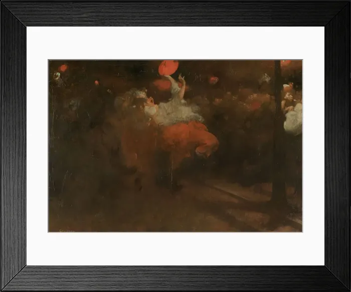 Framed Print : Orange Festival, 1890-1892. Creator: Jac van Looij Framed Print : Orange Festival, 1890-1892. Creator: Jac van Looij