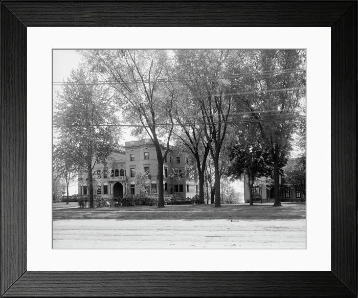 Framed Print : Residence of Dr. T.A. McGraw, Detroit, Mich. between 1900 and 1910. Creator: Unknown Framed Print : Residence of Dr. T.A. McGraw, Detroit, Mich. between 1900 and 1910. Creator: Unknown