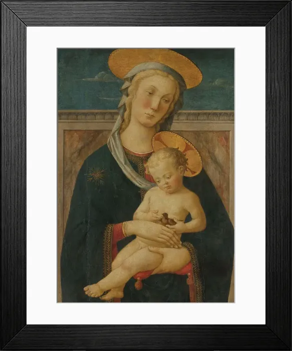 Framed Print : Virgin and Child, 1460-1480. Creator: Master of San Miniato Framed Print : Virgin and Child, 1460-1480. Creator: Master of San Miniato