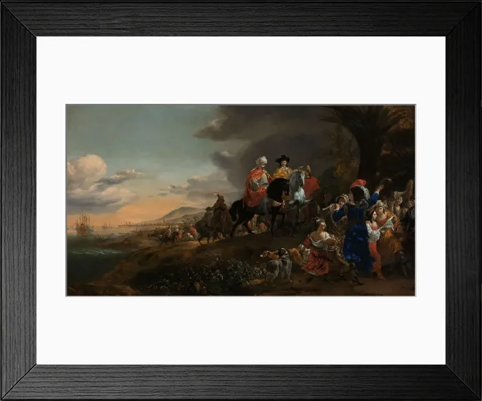 Framed Print : The Dutch Ambassador on his Way to Isfahan, 1653-1659. Creator: Jan Baptist Weenix Framed Print : The Dutch Ambassador on his Way to Isfahan, 1653-1659. Creator: Jan Baptist Weenix