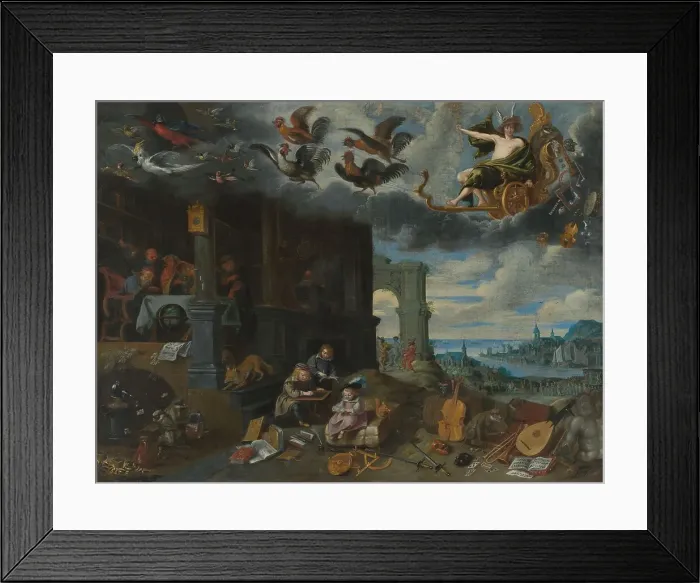 Framed Print : The Children of the Planet Mercury, c.1645. Creator: Jan Brueghel the younger Framed Print : The Children of the Planet Mercury, c.1645. Creator: Jan Brueghel the younger
