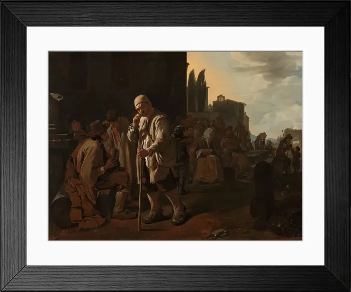 Framed Print : Feeding the Hungry, 1646-1649. Creator: Michiel Sweerts Framed Print : Feeding the Hungry, 1646-1649. Creator: Michiel Sweerts