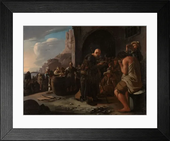 Framed Print : Refreshing the Thirsty, c.1646-c.1649. Creator: Michiel Sweerts Framed Print : Refreshing the Thirsty, c.1646-c.1649. Creator: Michiel Sweerts