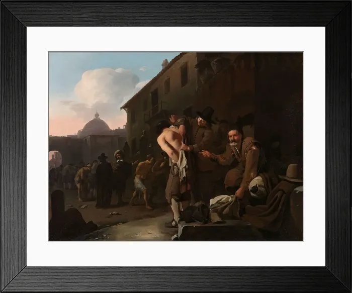 Framed Print : Clothing the Naked, c.1646-c.1649. Creator: Michiel Sweerts Framed Print : Clothing the Naked, c.1646-c.1649. Creator: Michiel Sweerts