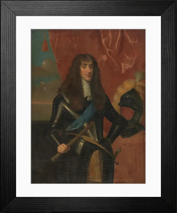 Framed Print : Prince James of England, 1660. Creator: Simon Luttichuys Framed Print : Prince James of England, 1660. Creator: Simon Luttichuys