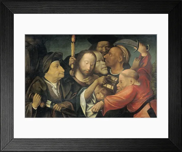 Framed Print : The Arrest of Christ, c.1530-c.1550. Creator: Unknown Framed Print : The Arrest of Christ, c.1530-c.1550. Creator: Unknown