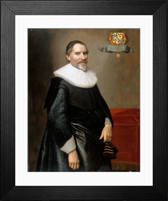 Framed Print : Portrait of François van Aerssen (1572-1641), Lord of Sommelsdijk, De Plaat and Spijk, 1636. Creator: Michiel van Mierevelt Framed Print : Portrait of François van Aerssen (1572-1641), Lord of Sommelsdijk, De Plaat and Spijk, 1636. Creator: Michiel van Mierevelt